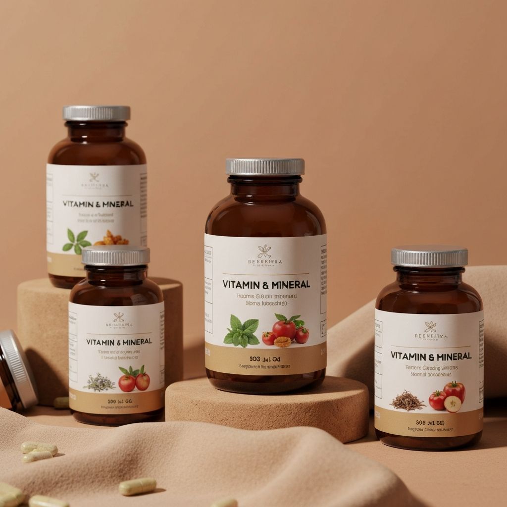 Vitamins and minerals in daily routines